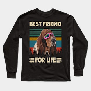 Solemn Sniffers Hound Best Friends For Life Tee for Doggy Aficionados Long Sleeve T-Shirt